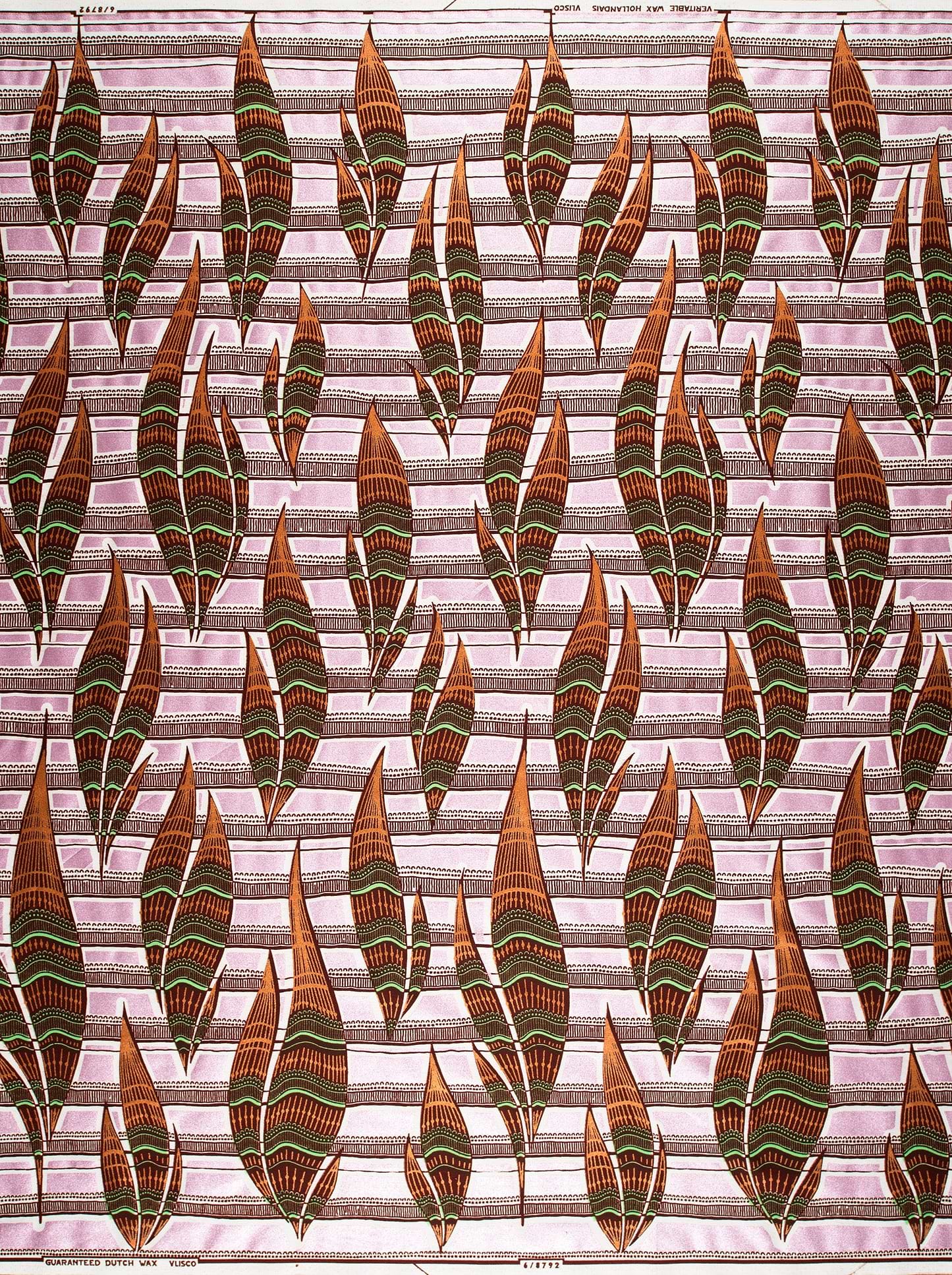Fabric features pattern stylized elongated wax glitterglam vl08792.016