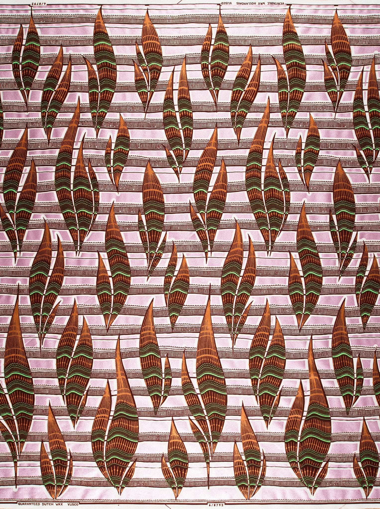 Fabric features pattern stylized elongated wax glitterglam vl08792.016