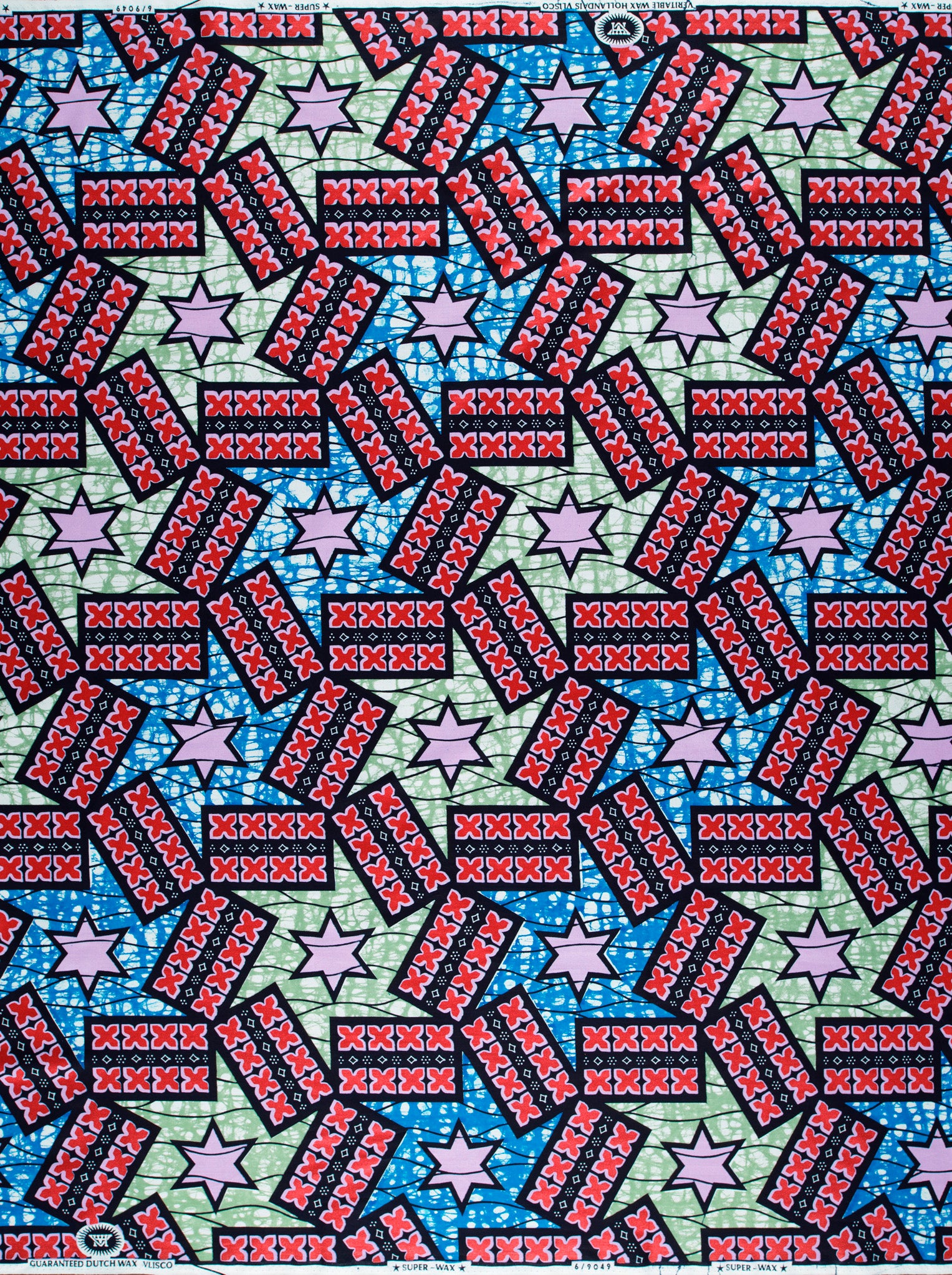Vibrant african print fabric bold super-wax vl09049.025