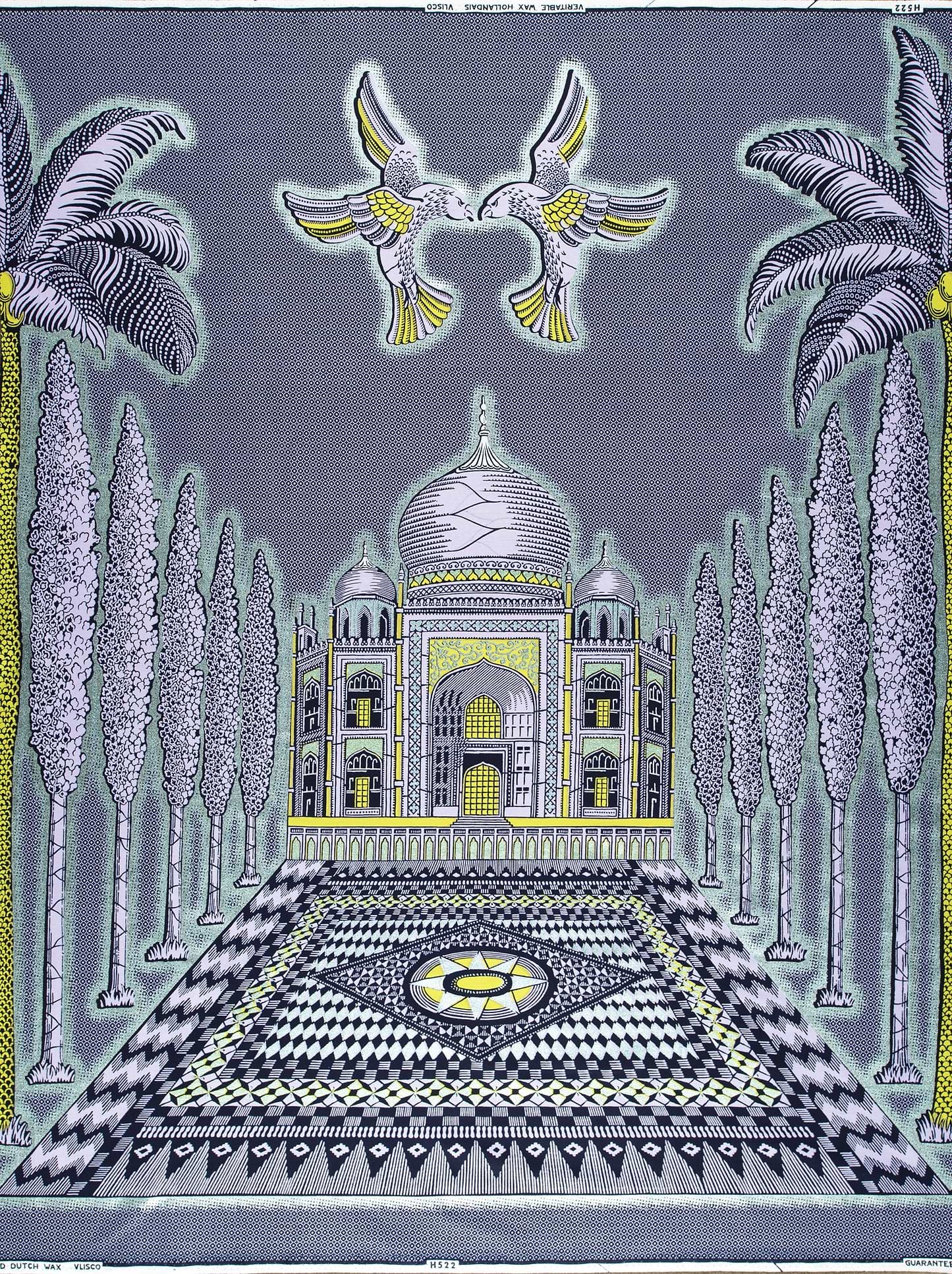 Wax Hollandais | VL0H522.147 | Pastel Green Embellished