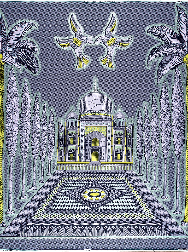 Wax Hollandais | VL0H522.147 | Pastel Green Embellished