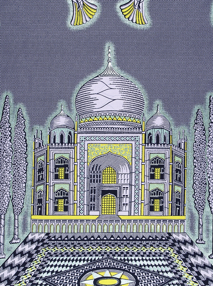 Wax Hollandais | VL0H522.147 | Pastel Green Embellished