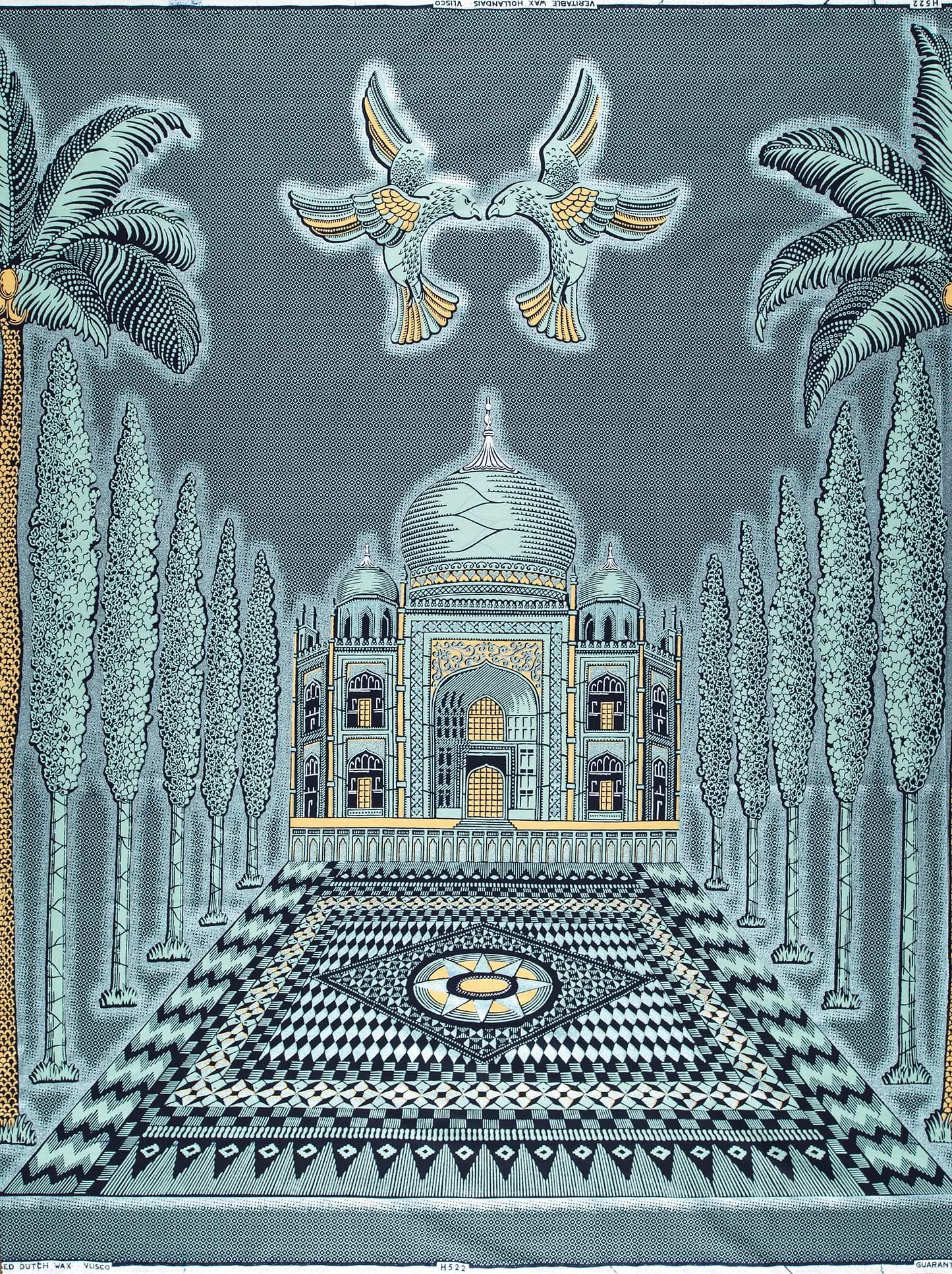 Wax Hollandais | VL0H522.148 | Pastel Blue Embellished