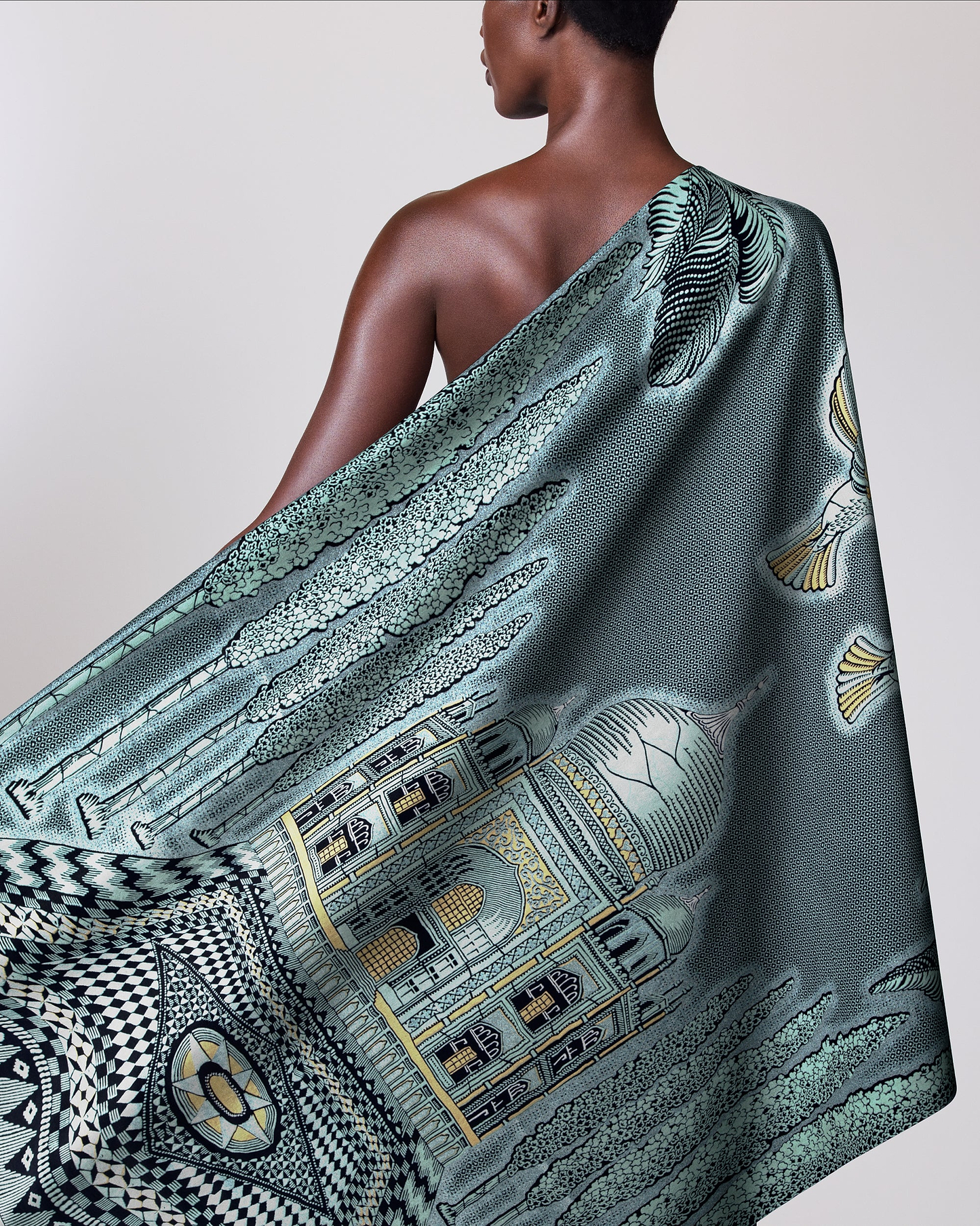 Wax Hollandais | VL0H522.148 | Pastel Blue Embellished