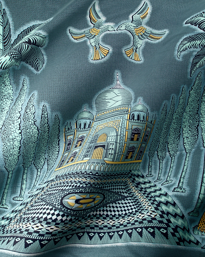 Wax Hollandais | VL0H522.148 | Pastel Blue Embellished