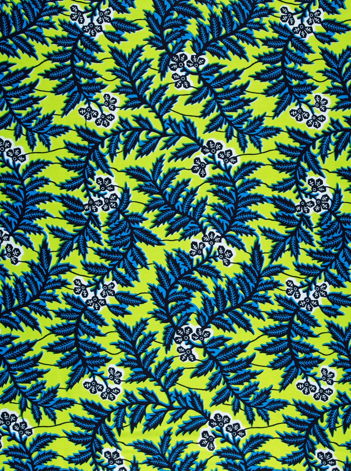 Vibrant lime green fabric pattern wax hollandais vl0h877.009
