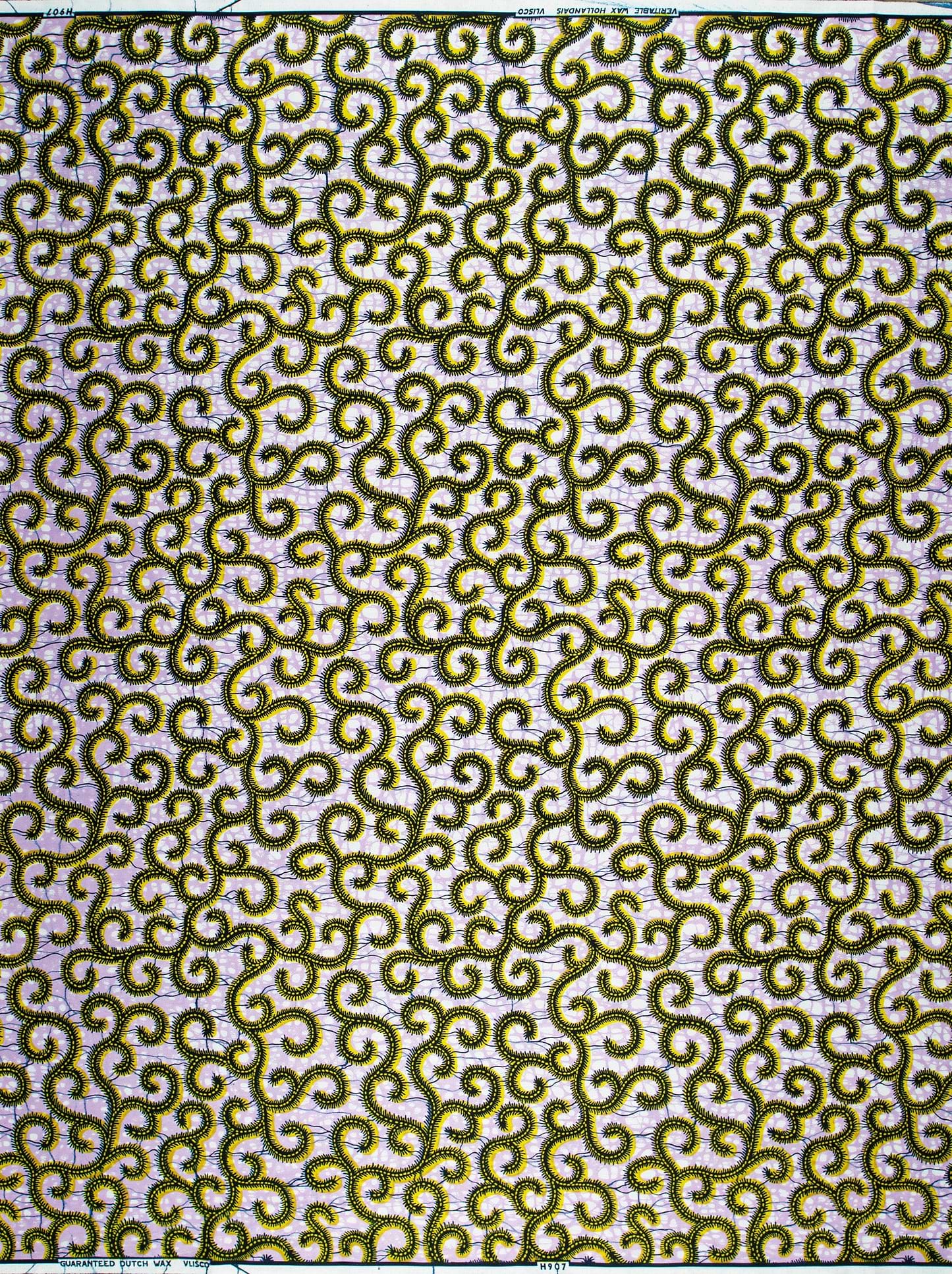 Vibrant yellow black patterns adorn wax hollandais vl0h907.239