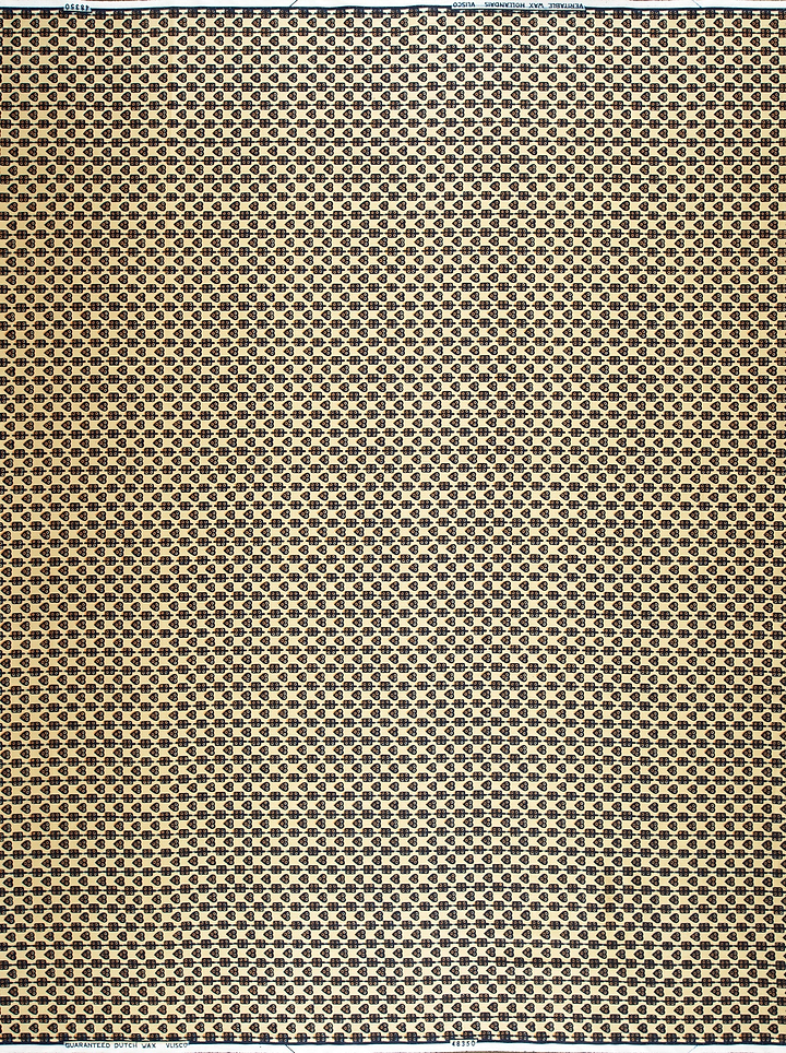 Wax Hollandais | VL48350.033 | Cowrie, Heart and dice, White corn