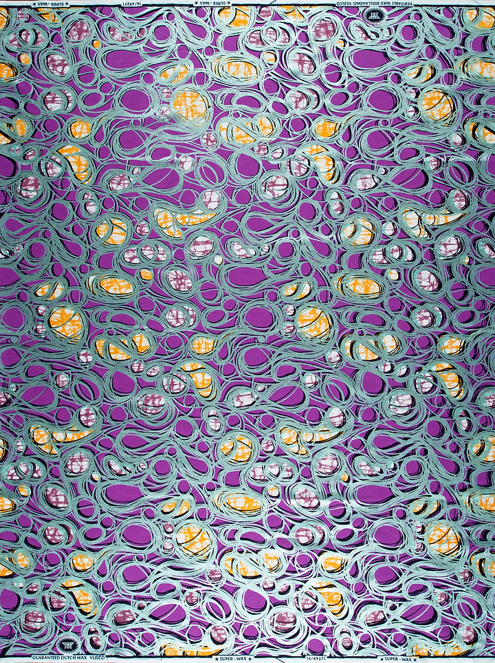 Vibrant purple fabric bold abstract super-wax vl49271.017