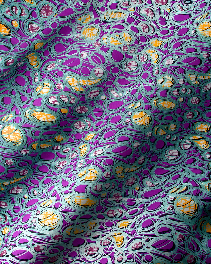 Vibrant purple fabric bold abstract super-wax vl49271.017