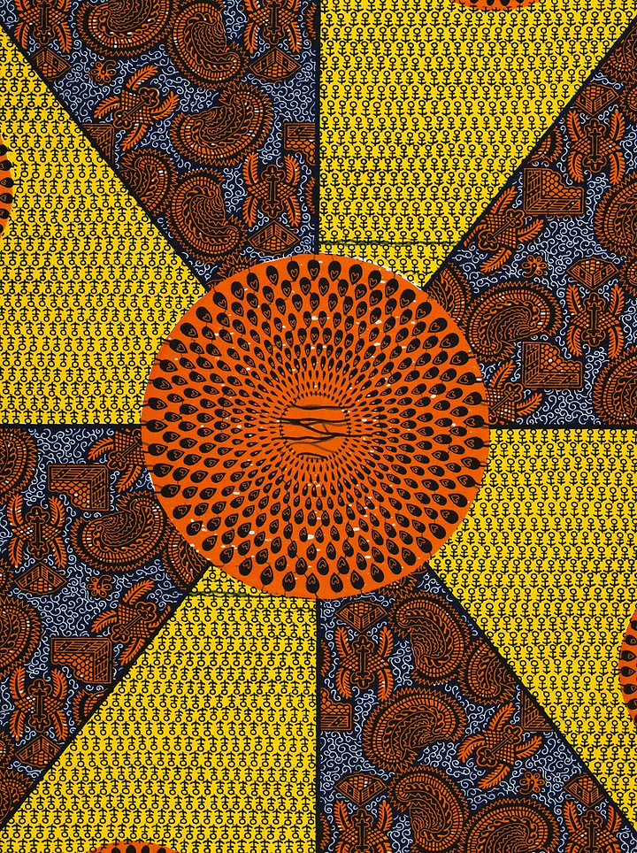 Vibrant african wax print fabric wax hollandais vl55650.106