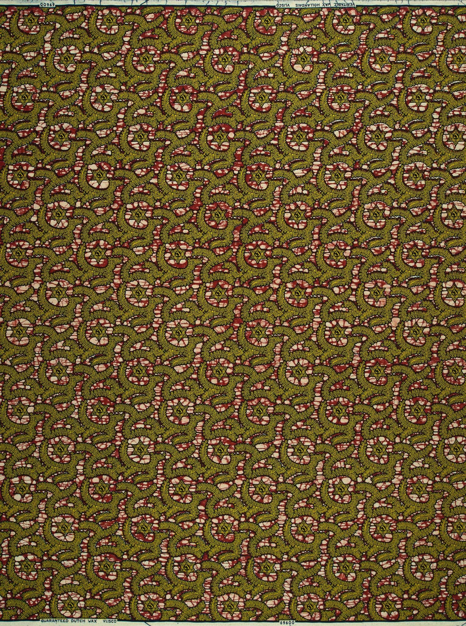 Wax Hollandais | VL69600.184 | Ukpaka Leaf with Star