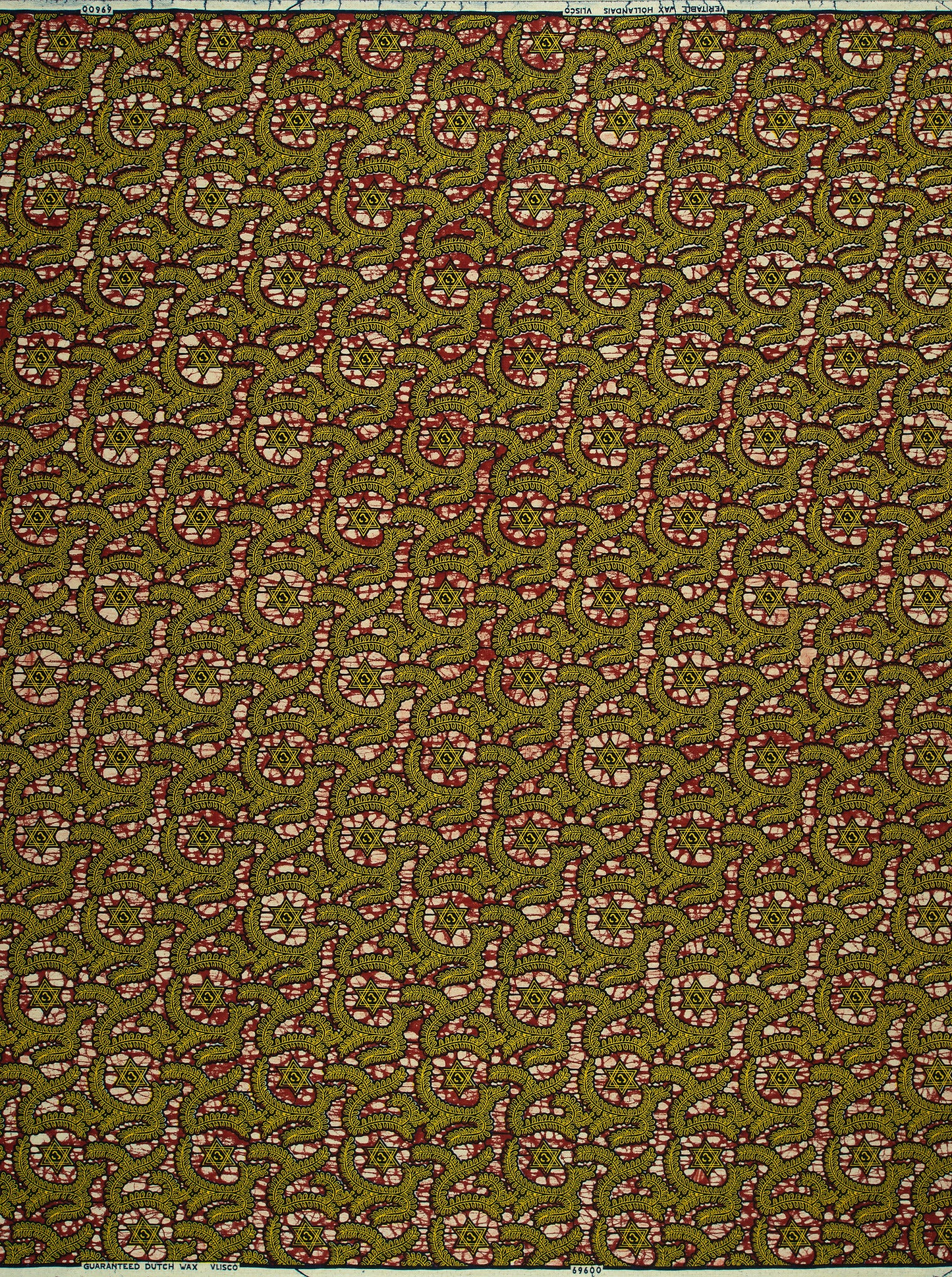 Wax Hollandais | VL69600.184 | Ukpaka Leaf with Star
