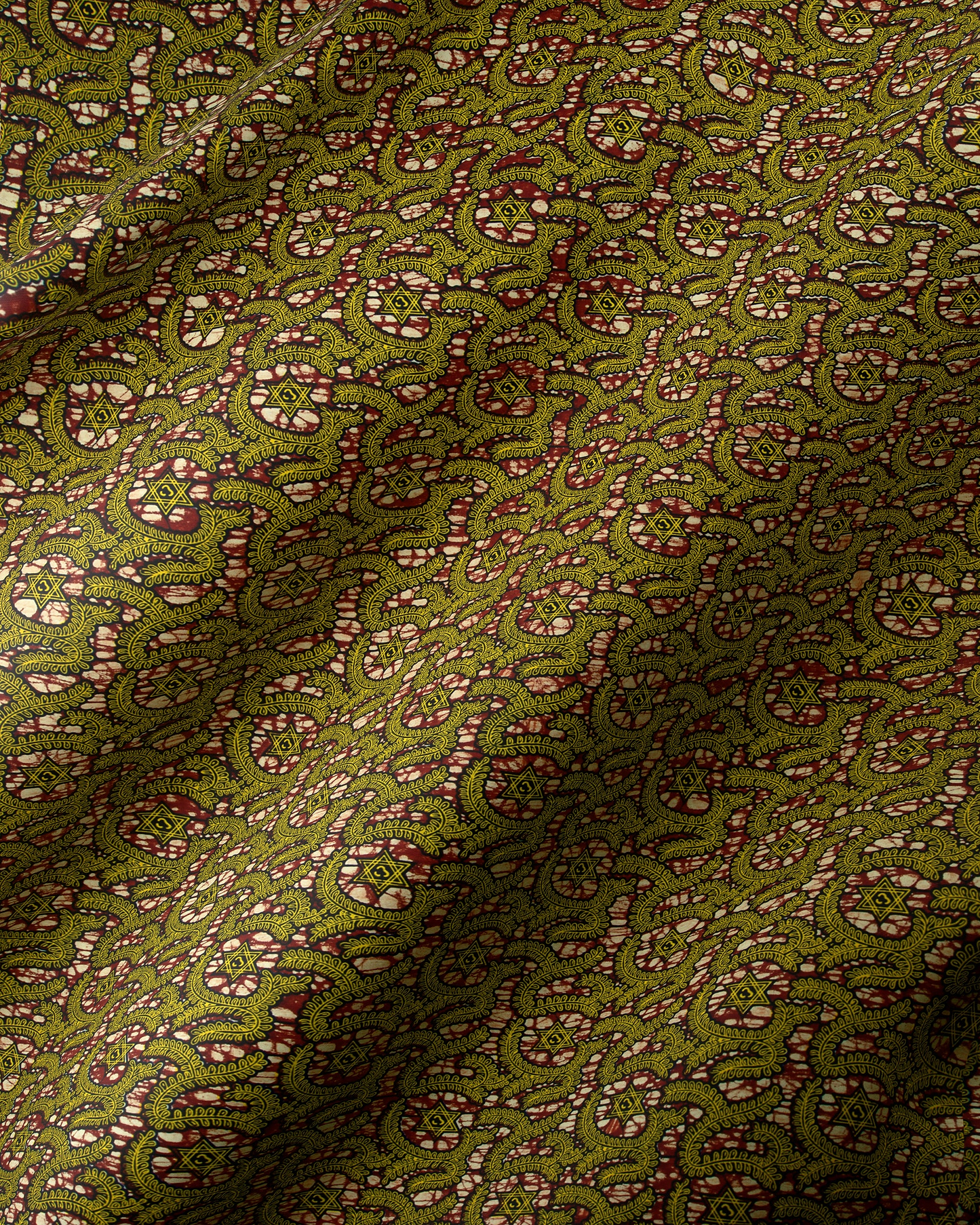 Wax Hollandais | VL69600.184 | Ukpaka Leaf with Star