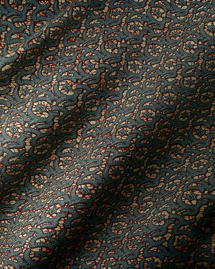 Wax Hollandais | VL69600.185 | Ukpaka Leaf with Star