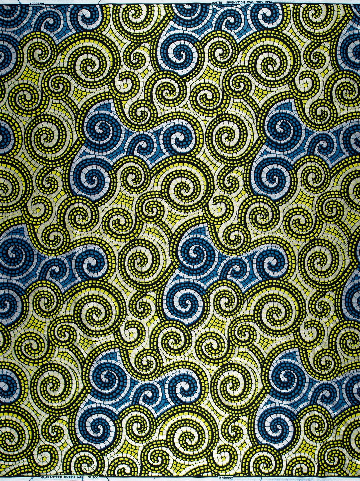 Vibrant african print fabric bold wax hollandais vl80009.025