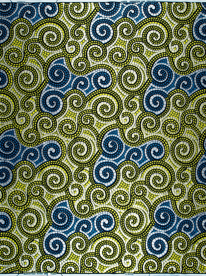 Vibrant african print fabric bold wax hollandais vl80009.025