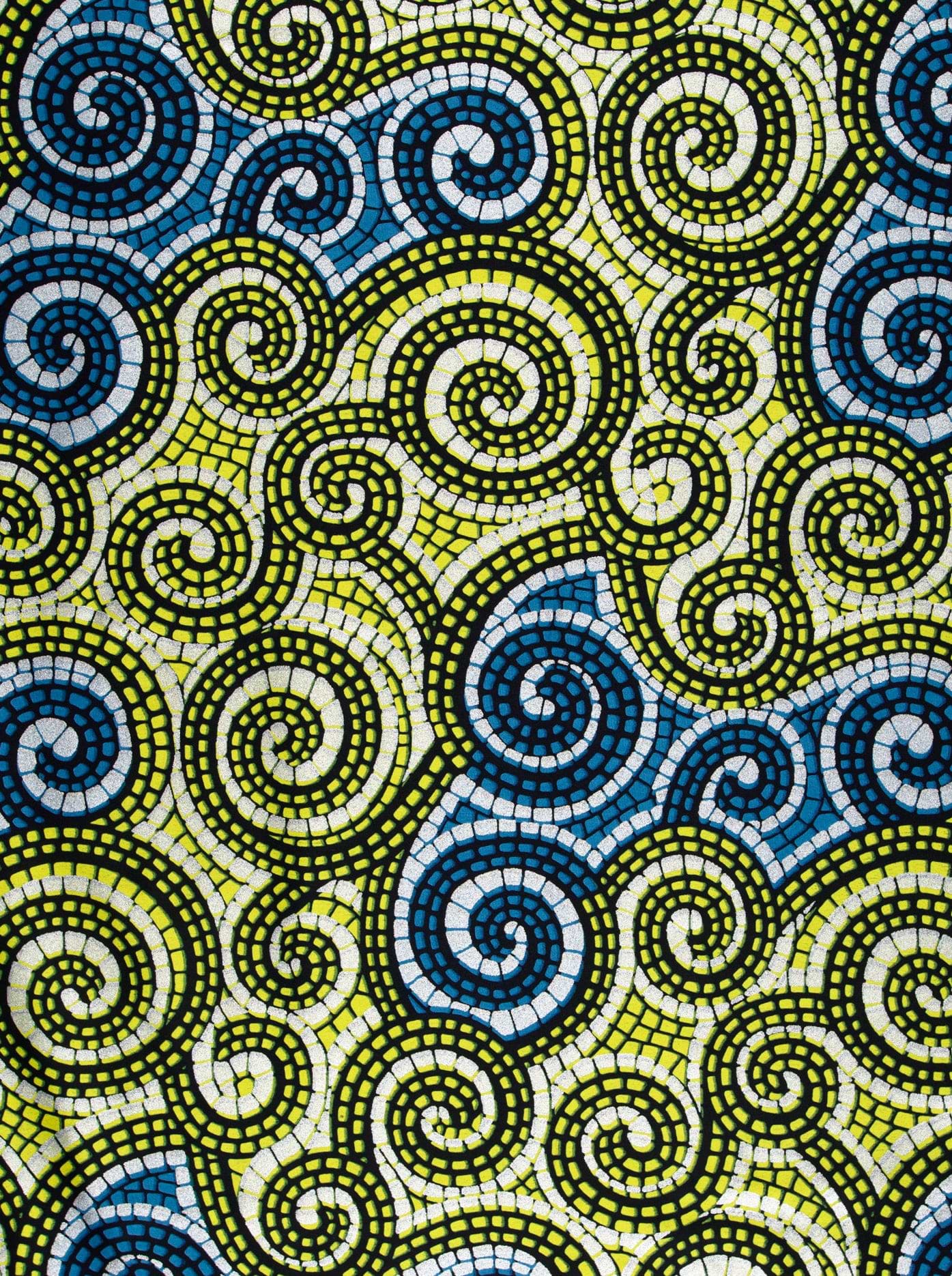 Vibrant african print fabric bold wax hollandais vl80009.025