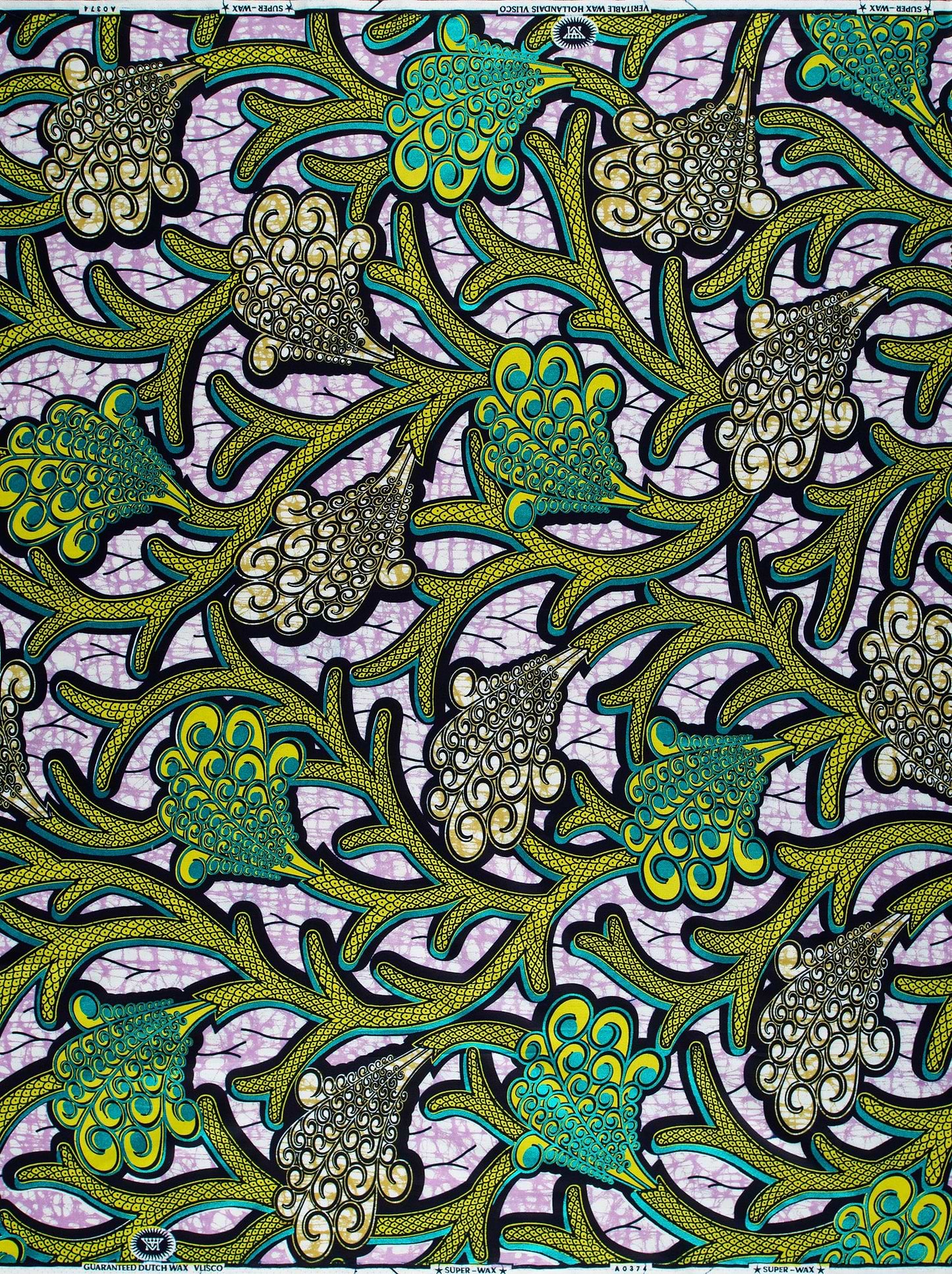 Vibrant african print fabric bold super-wax vla0374.028