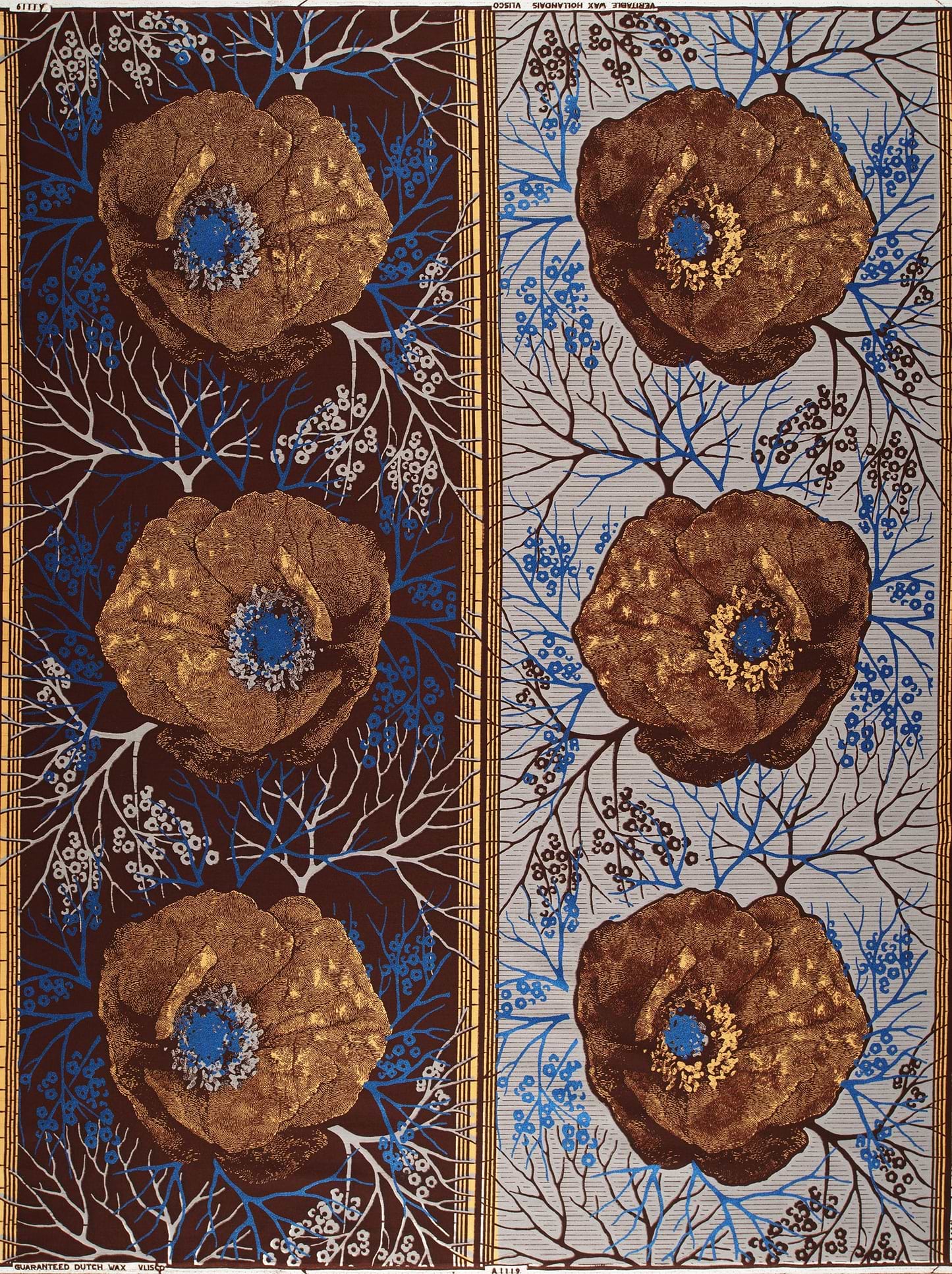 Wax Hollandais | VLA1119.039 | Royal Blue Embellished
