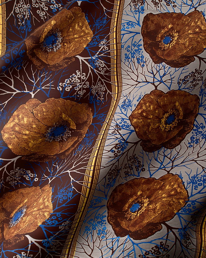 Wax Hollandais | VLA1119.039 | Royal Blue Embellished