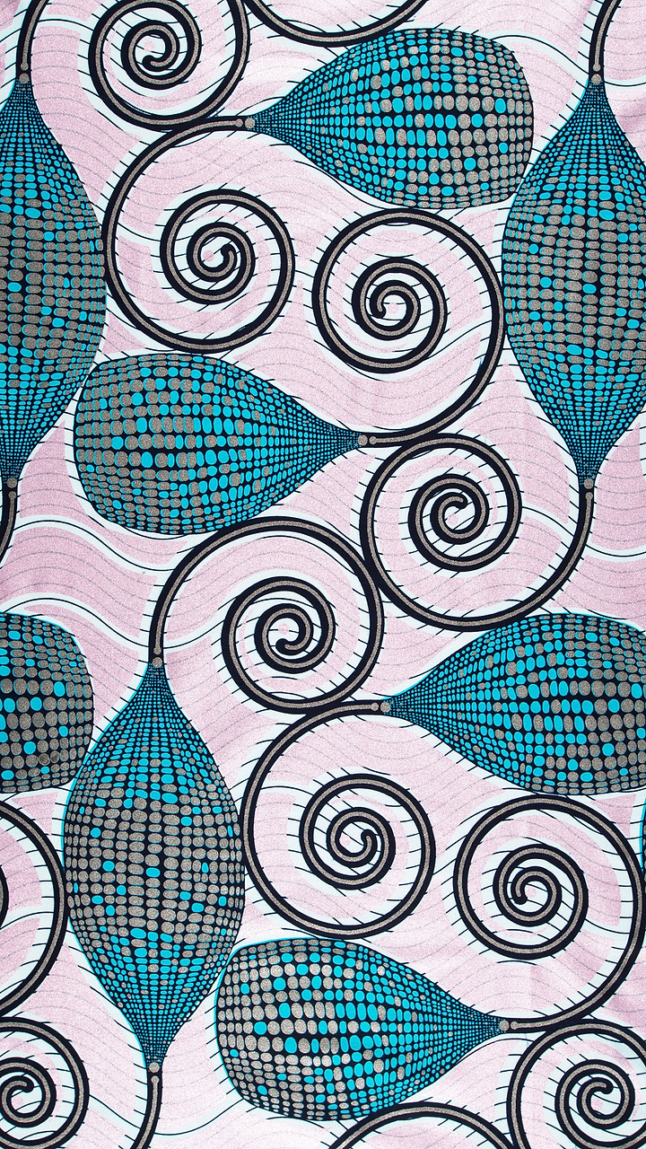 Vibrant turquoise gray teardrop-shaped patterns wax glitterglam vla1230.046