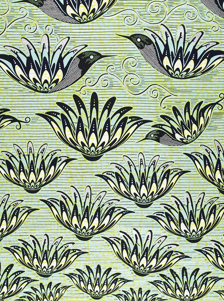 Wax Hollandais | VLA1835.017 | Silver Embellished