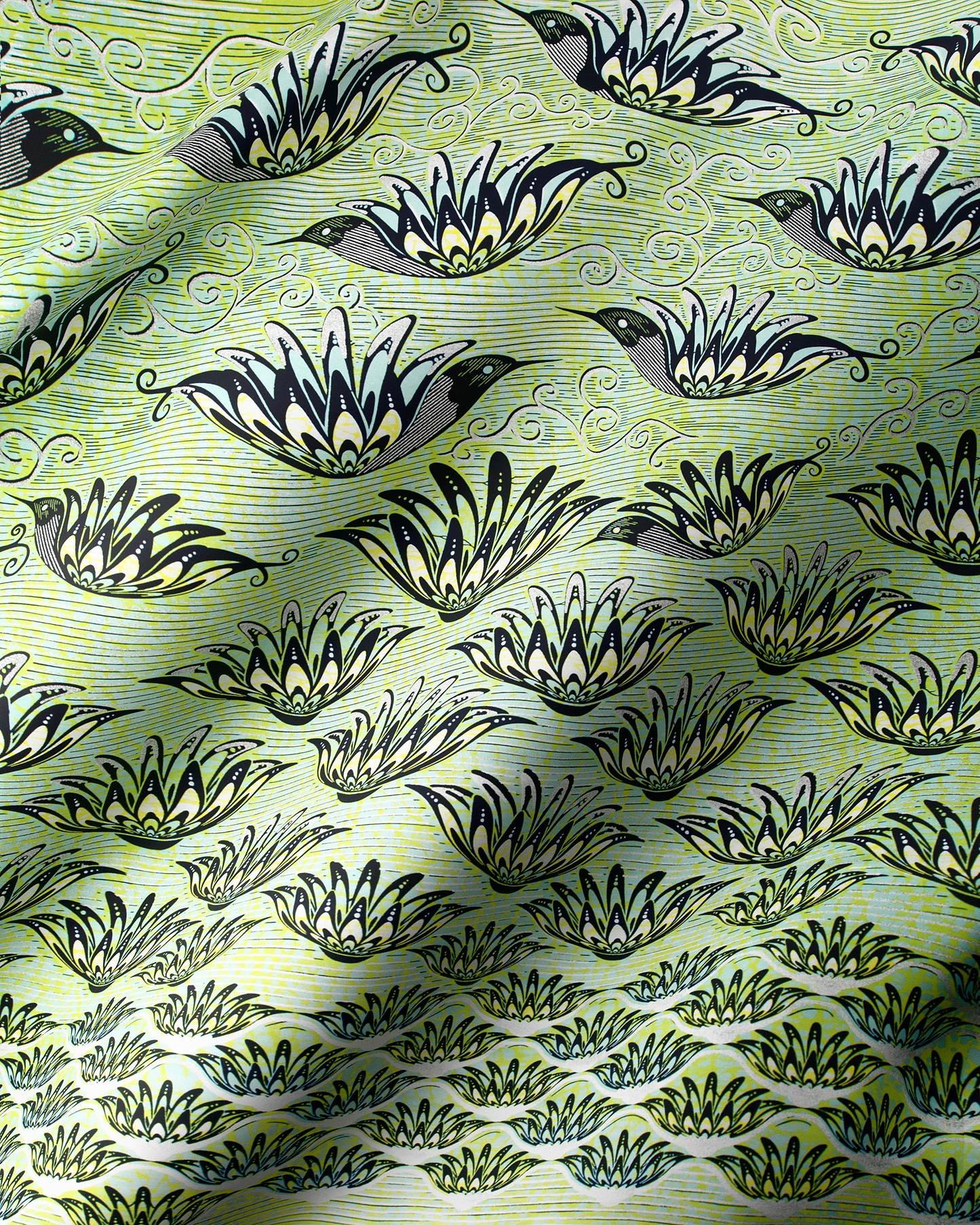 Wax Hollandais | VLA1835.017 | Silver Embellished