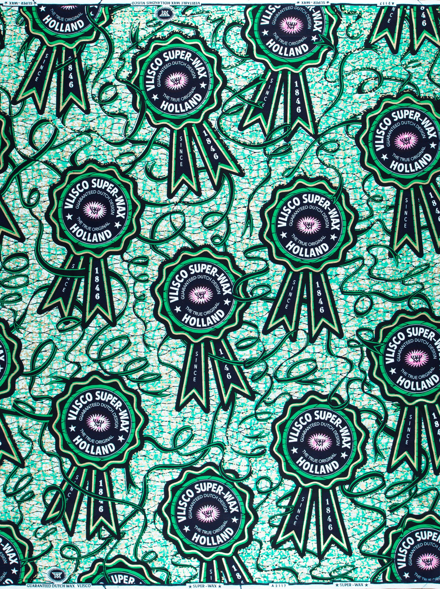 Green black vilisco super-wax holland super-wax vla2117.051