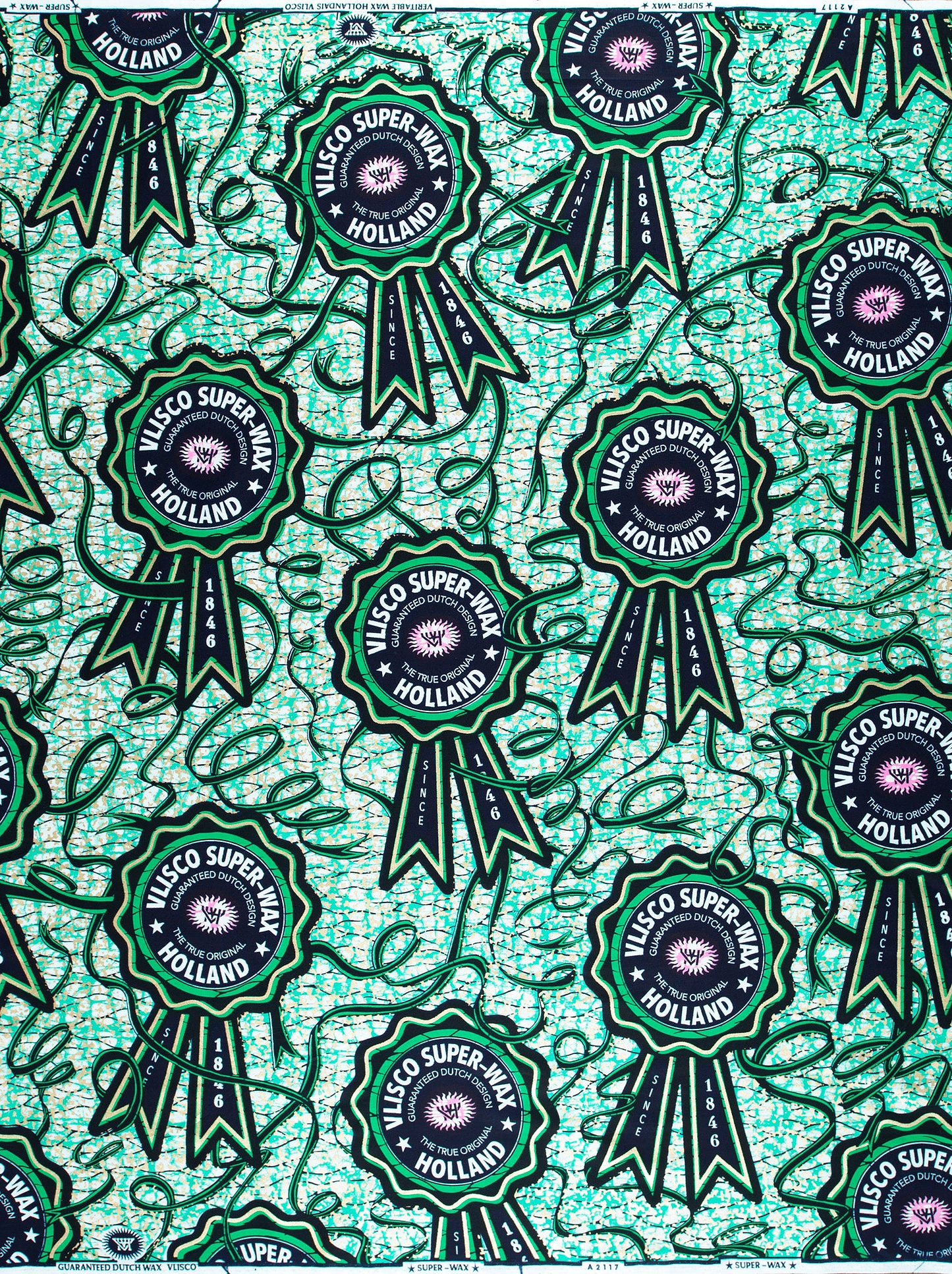 Green black vilisco super-wax holland super-wax vla2117.051