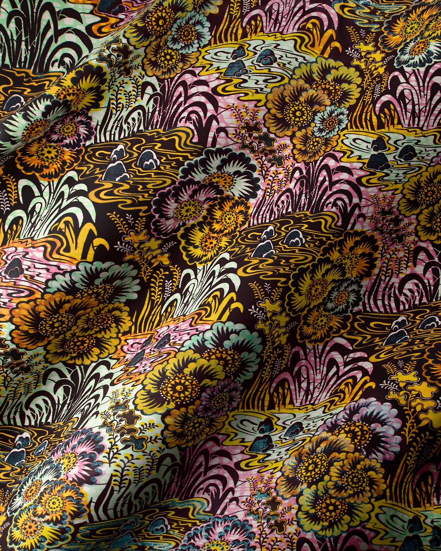 Colorful floral fabric grand super-wax vls0229.002