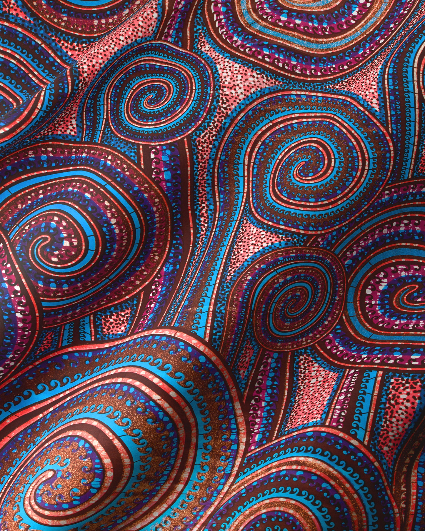 Vibrant fabric paisley patterns rich grand super-wax vls0388.004