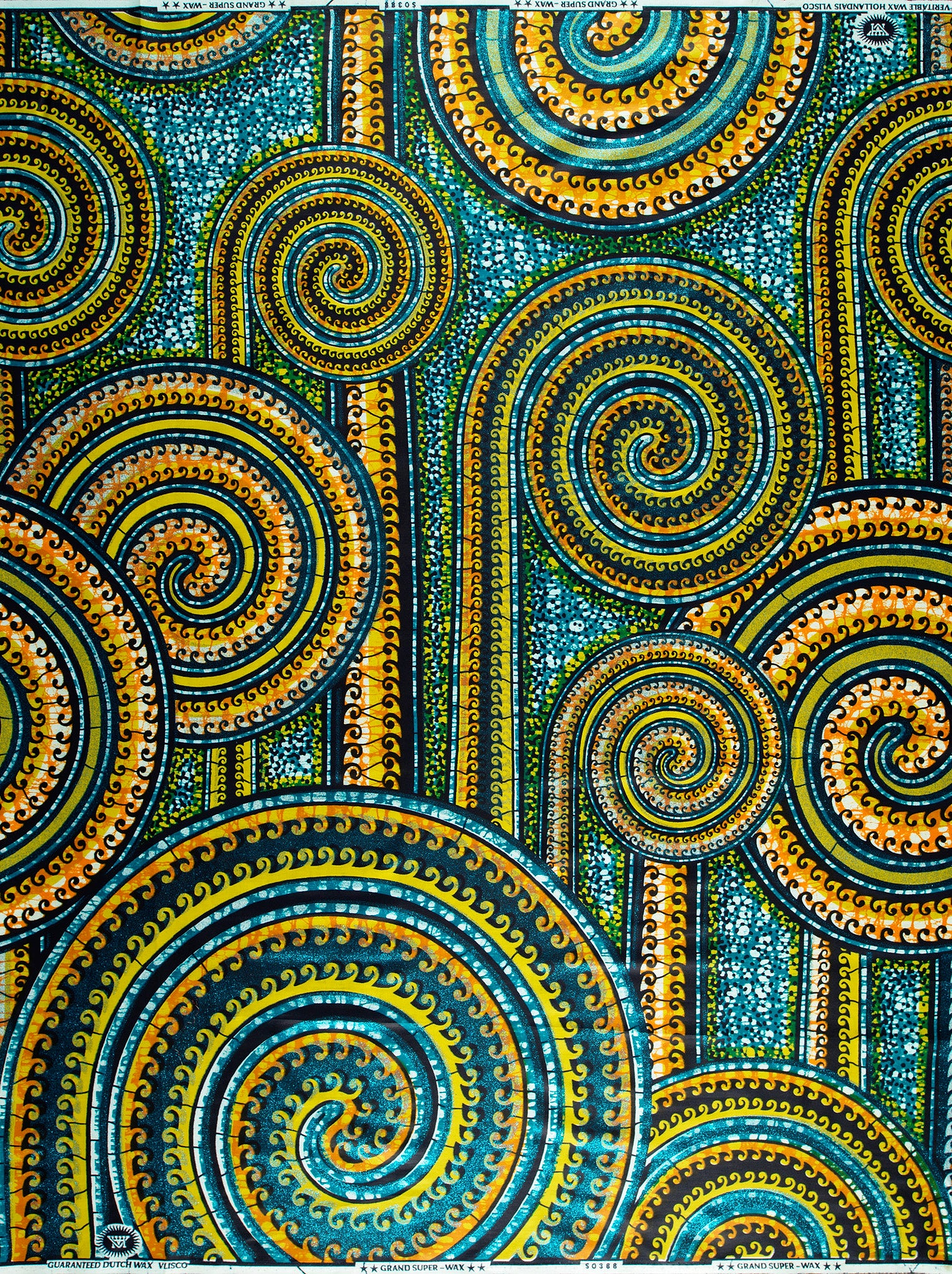 Vibrant african print fabric bold grand super-wax vls0388.008