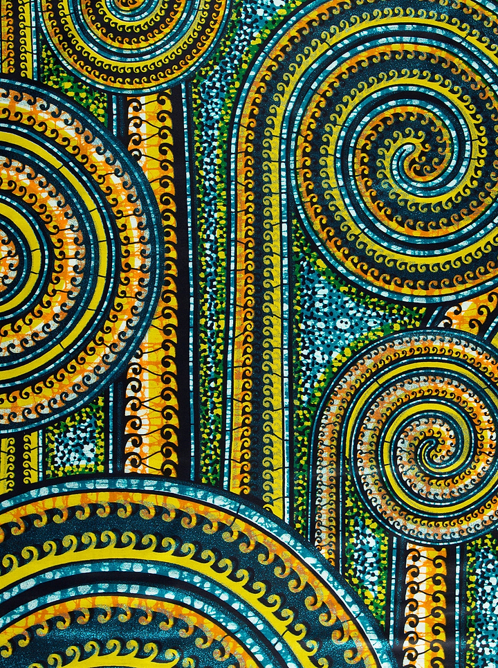 Vibrant african print fabric bold grand super-wax vls0388.008