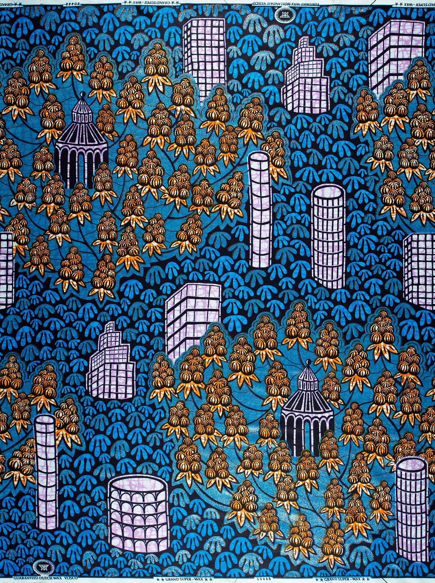 Grand Super-Wax | VLS0448.006 | Blue-Copper Shine Embellished