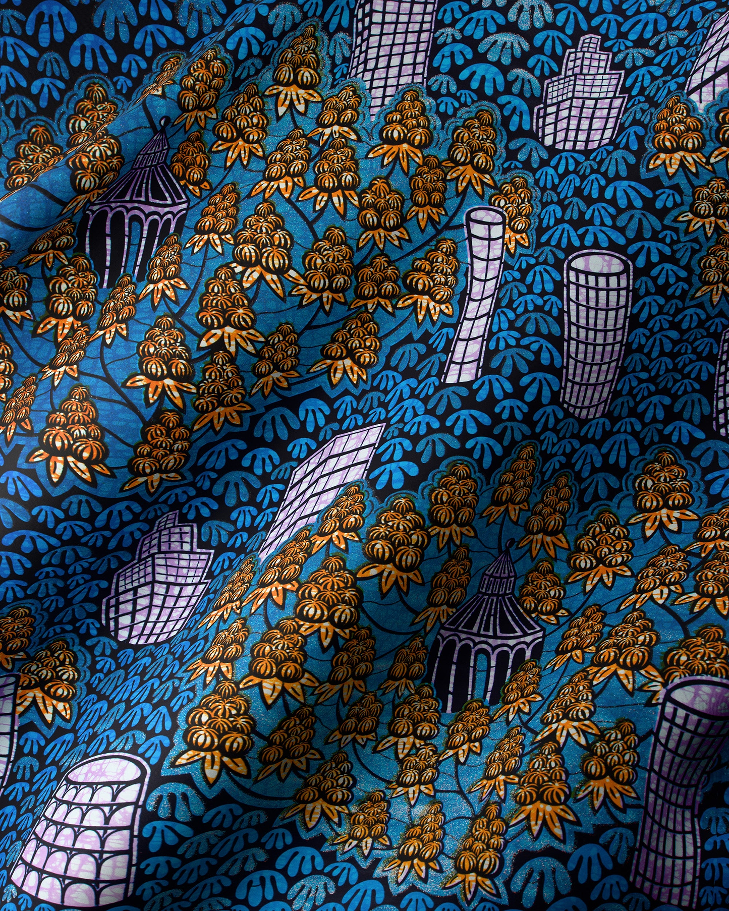 Grand Super-Wax | VLS0448.006 | Blue-Copper Shine Embellished