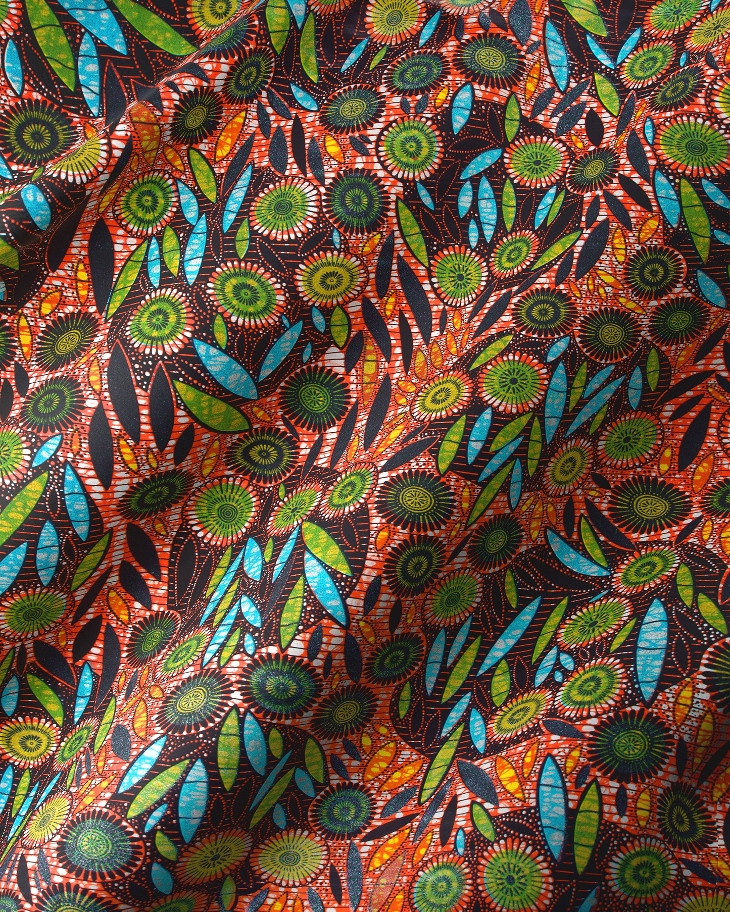 Floral patterned fabric grand super-wax vls0949.002
