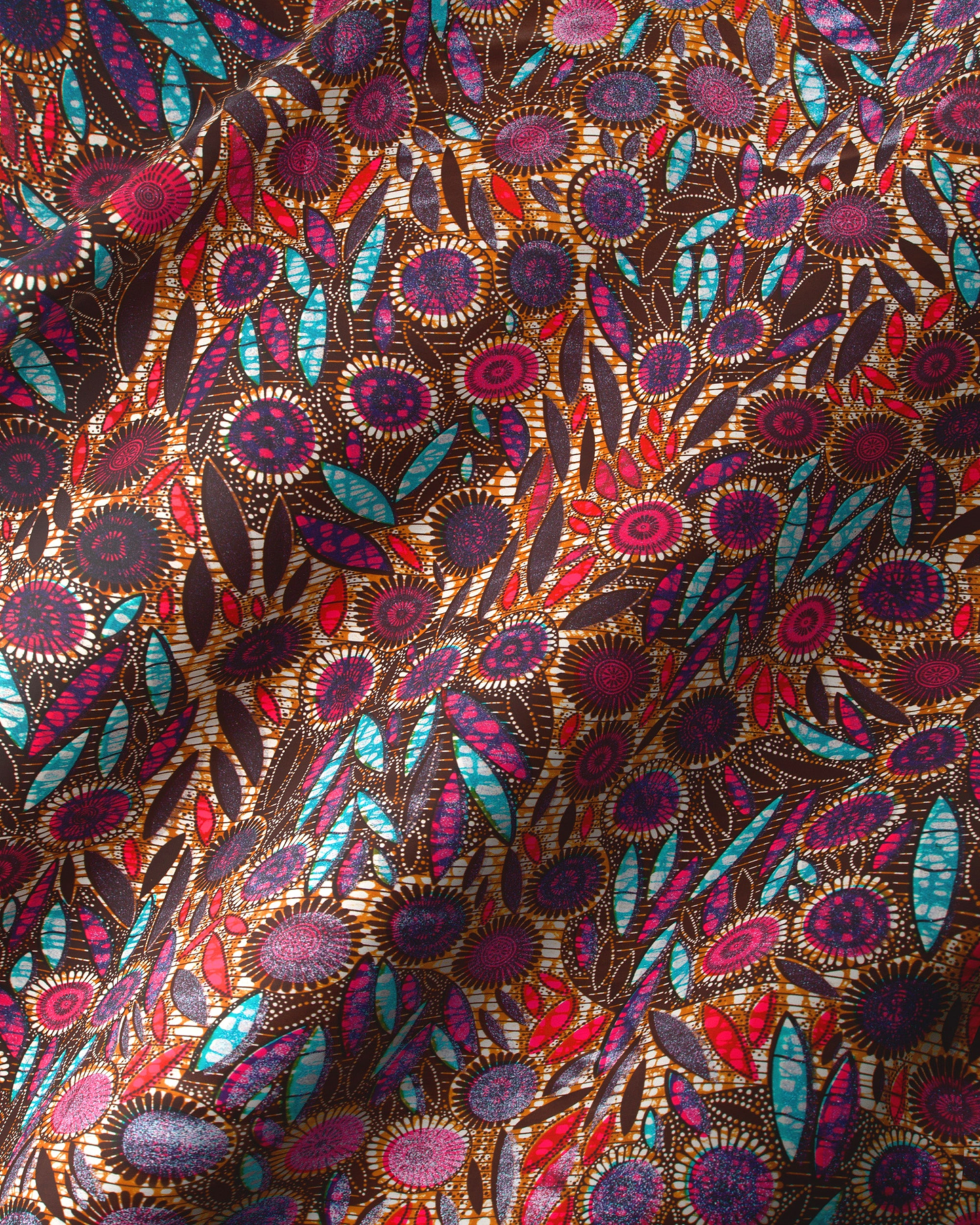 Floral patterned fabric grand super-wax vls0949.004