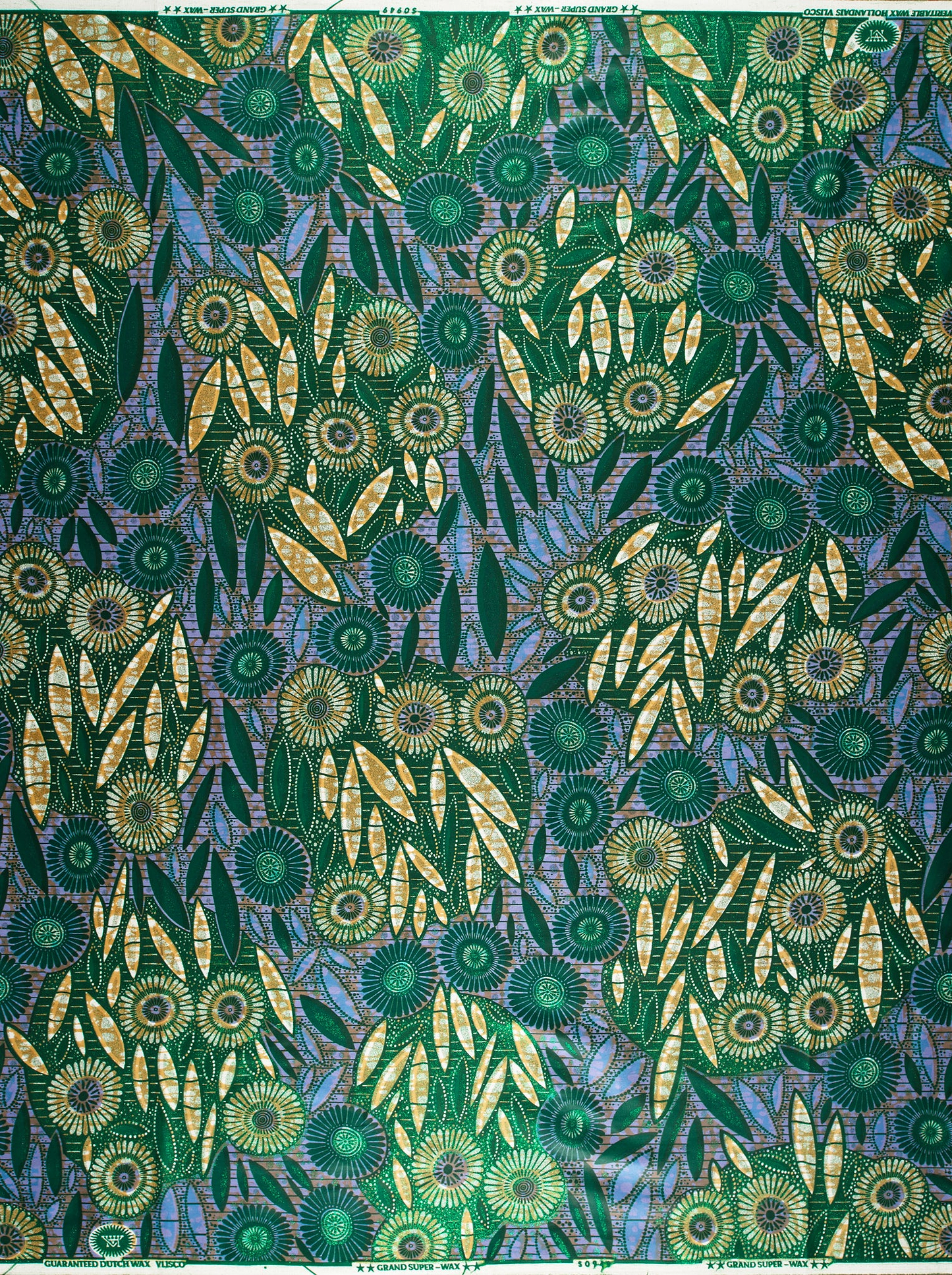Grand Super-Wax | VLS0949.009 | Orné de Vert Pailleté