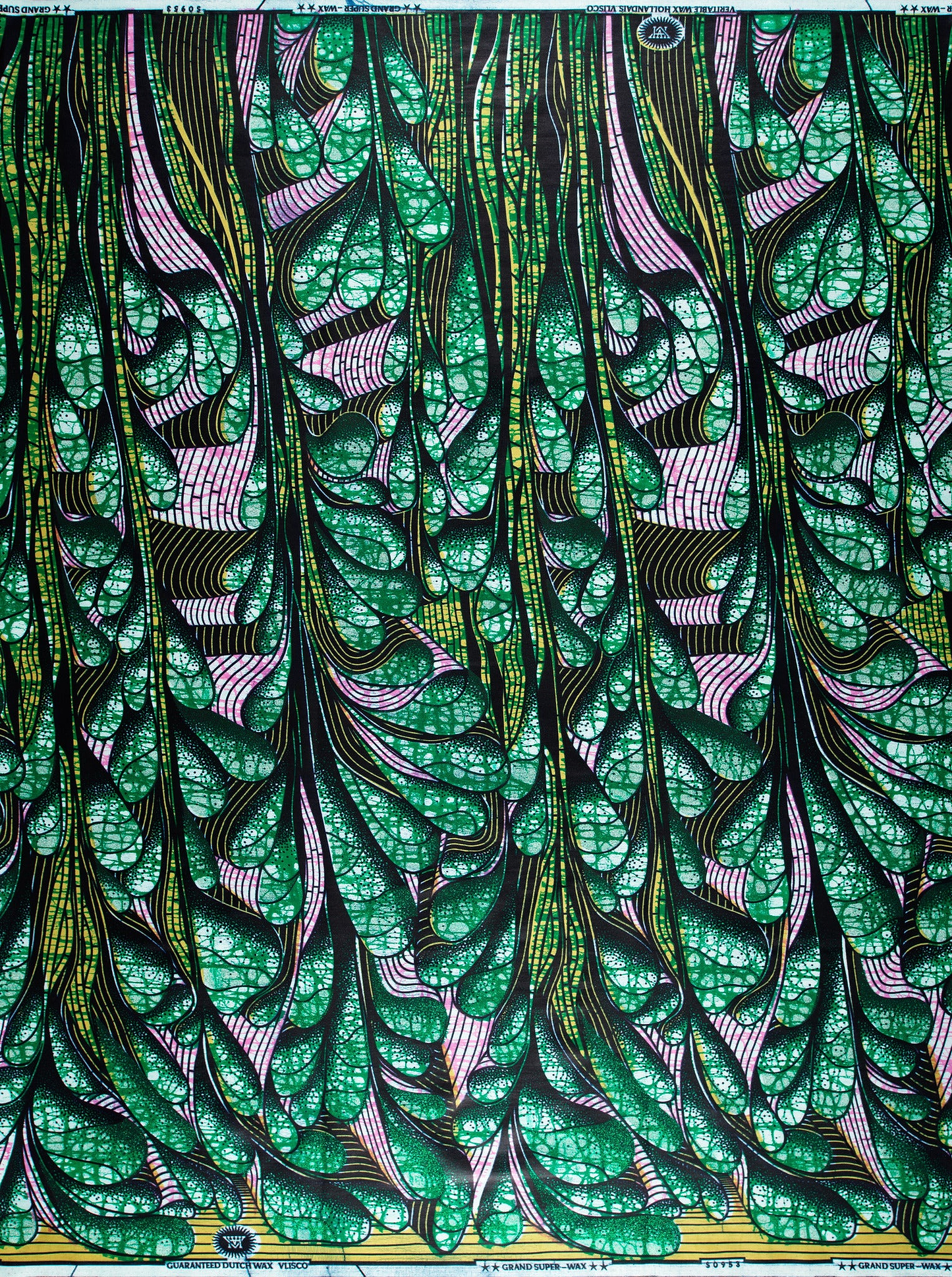 Grand Super-Wax | VLS0953.002 | Orné de Vert Pailleté