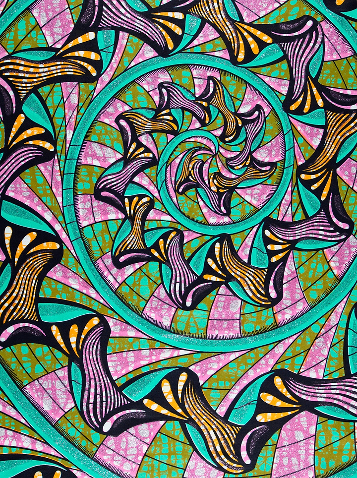 Vibrant african print fabric bold grand super-wax vls0984.001