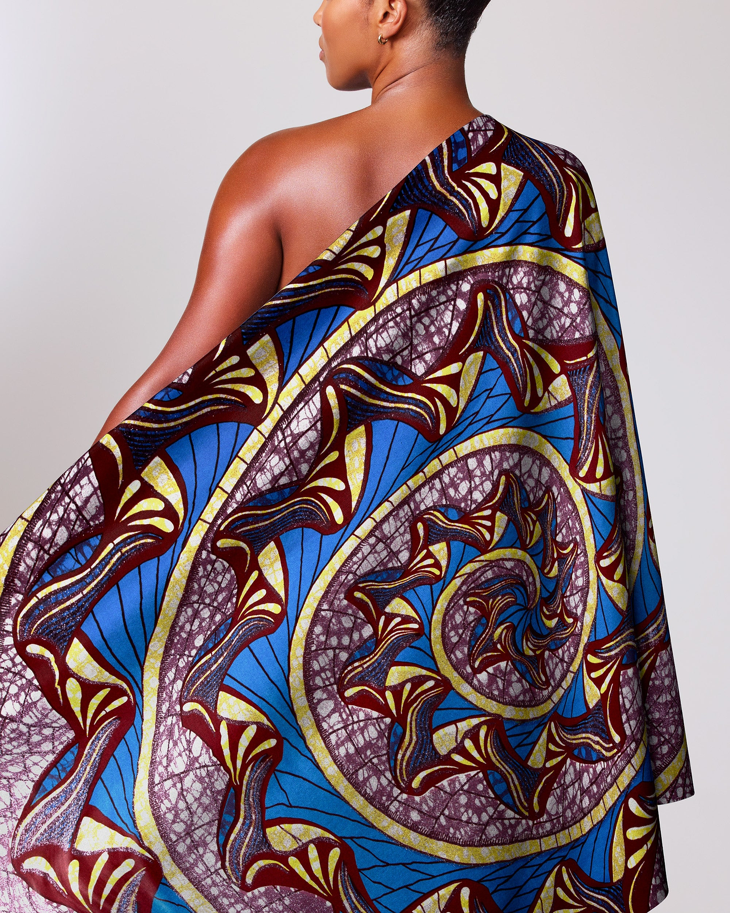 Vibrant blue maroon gold patterned grand super-wax vls0984.006