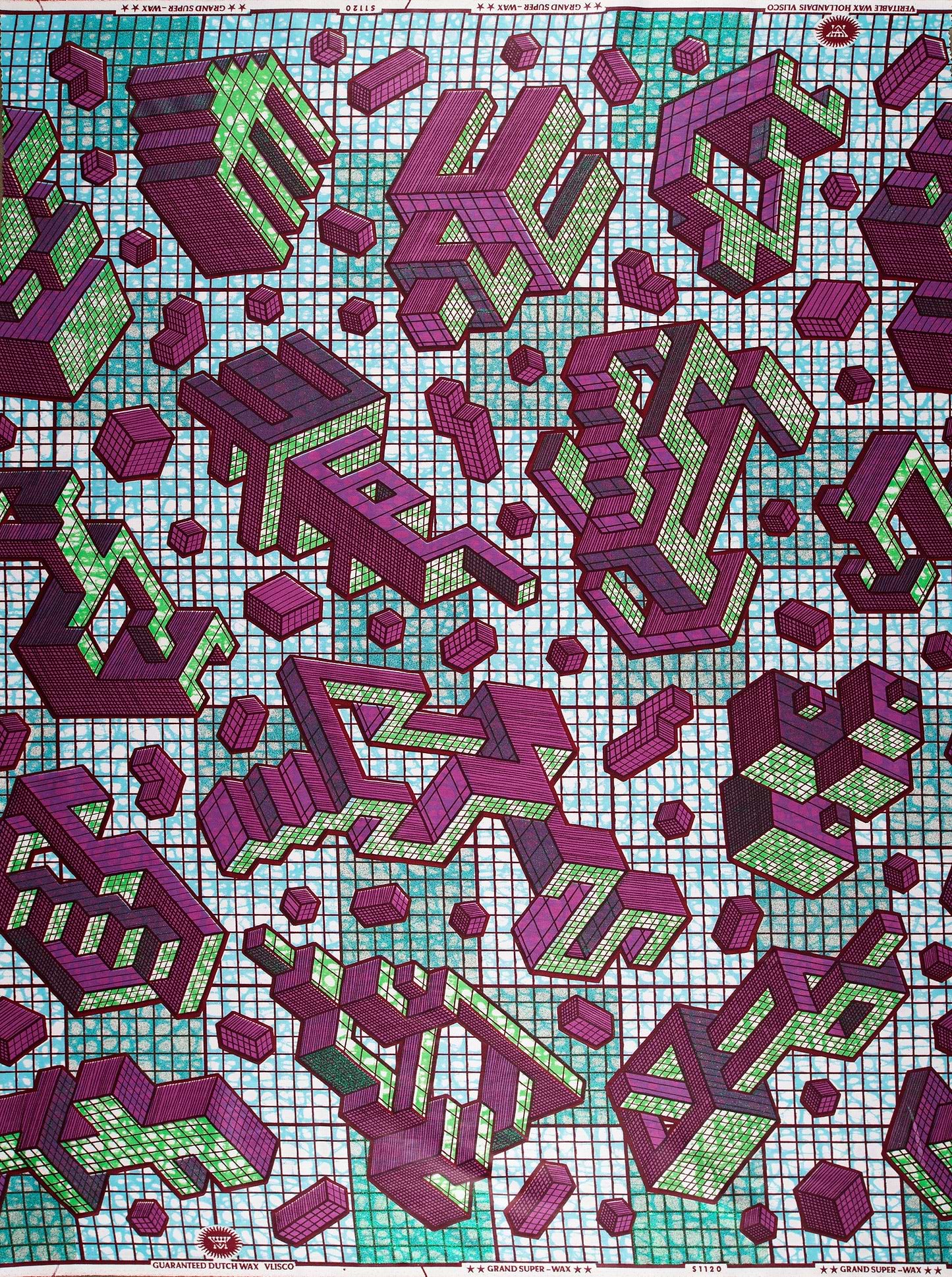 Abstract geometric pattern grand super-wax vls1120.003
