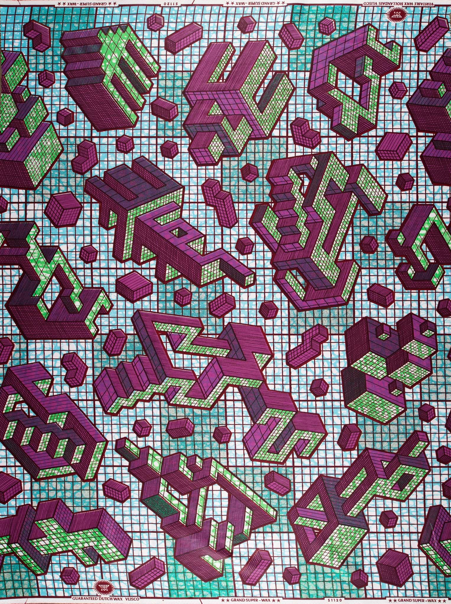 Abstract geometric pattern grand super-wax vls1120.003