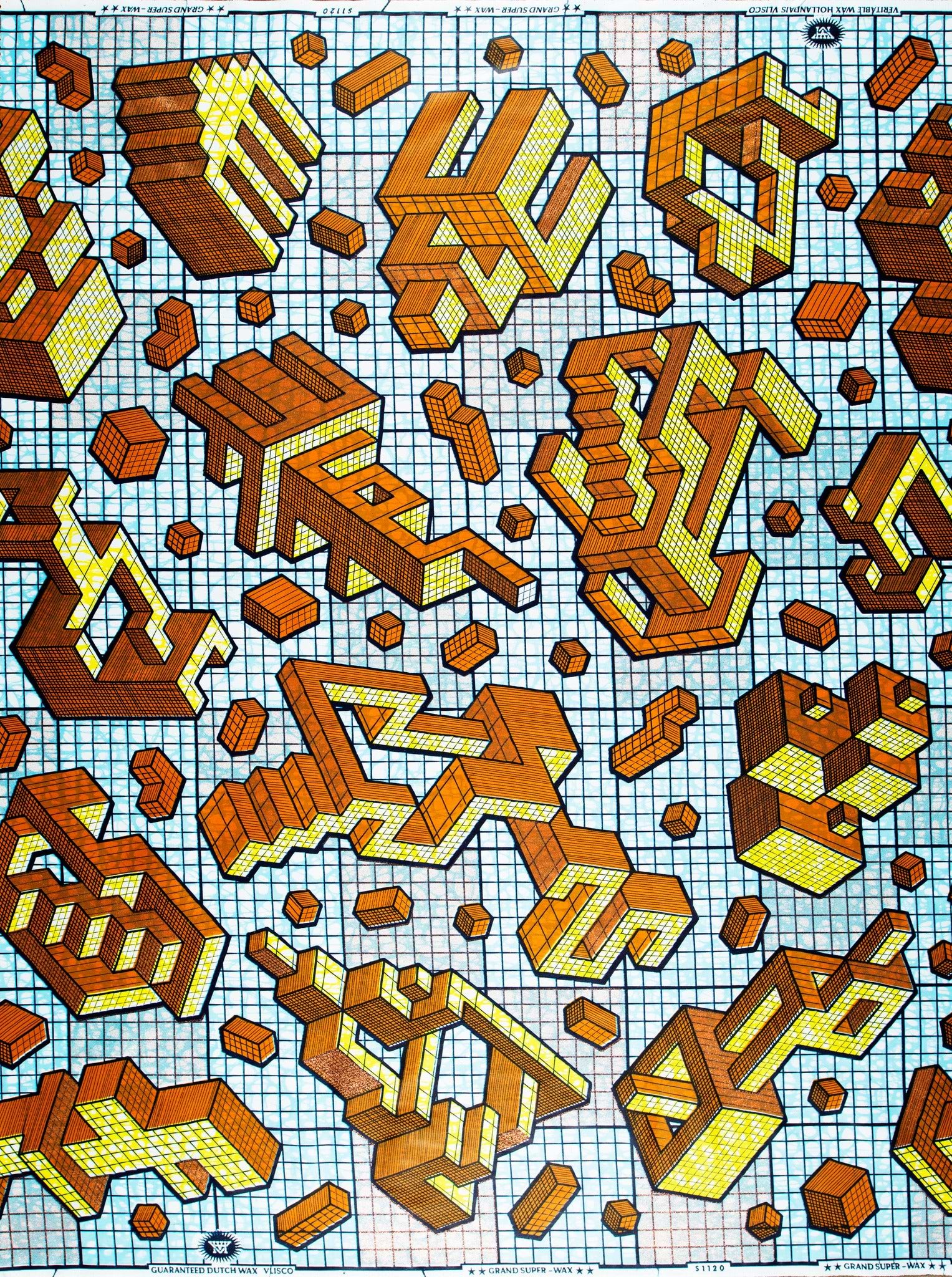 Isometric geometric shapes grand super-wax vls1120.010