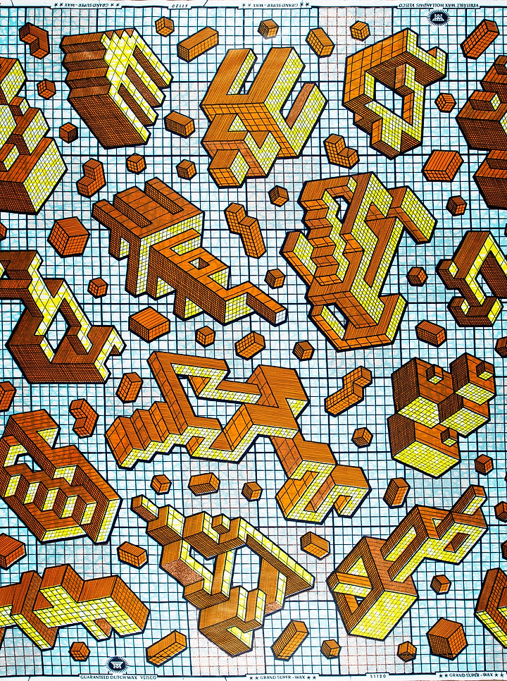 Isometric geometric shapes grand super-wax vls1120.010