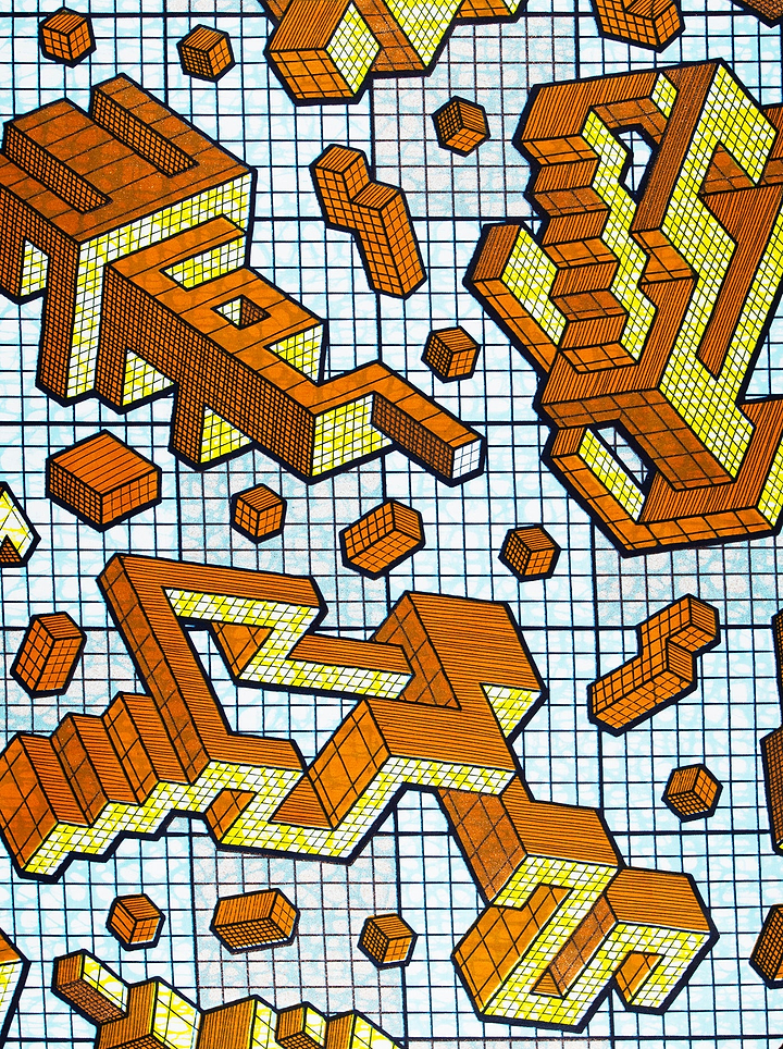 Isometric geometric pattern grand super-wax vls1120.010
