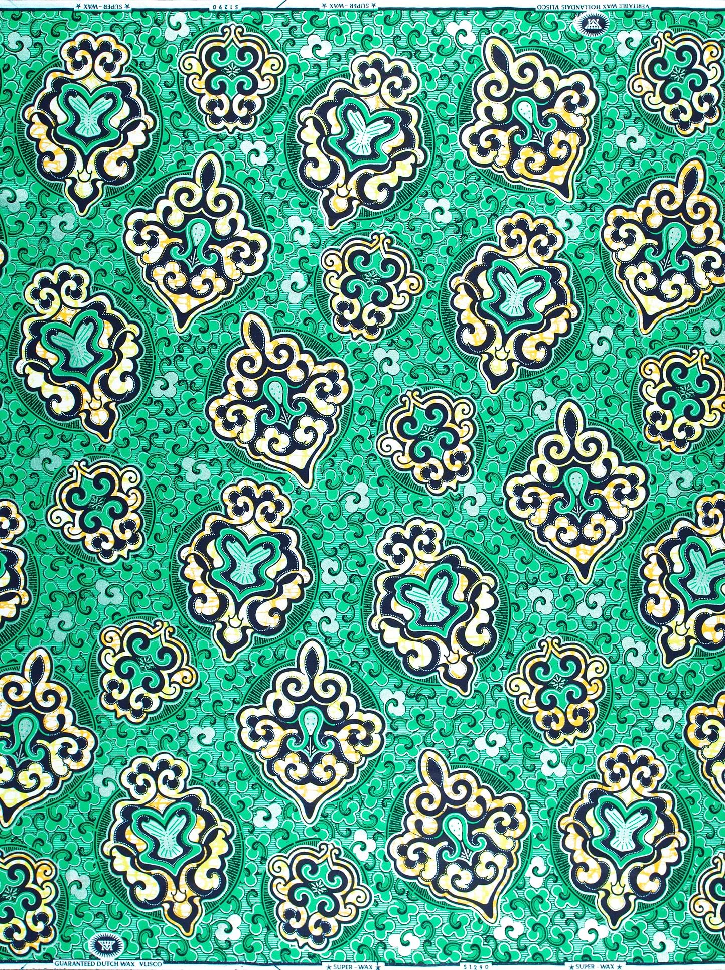 Super-Wax | VLS1290.026 | Pastel Green Embellished