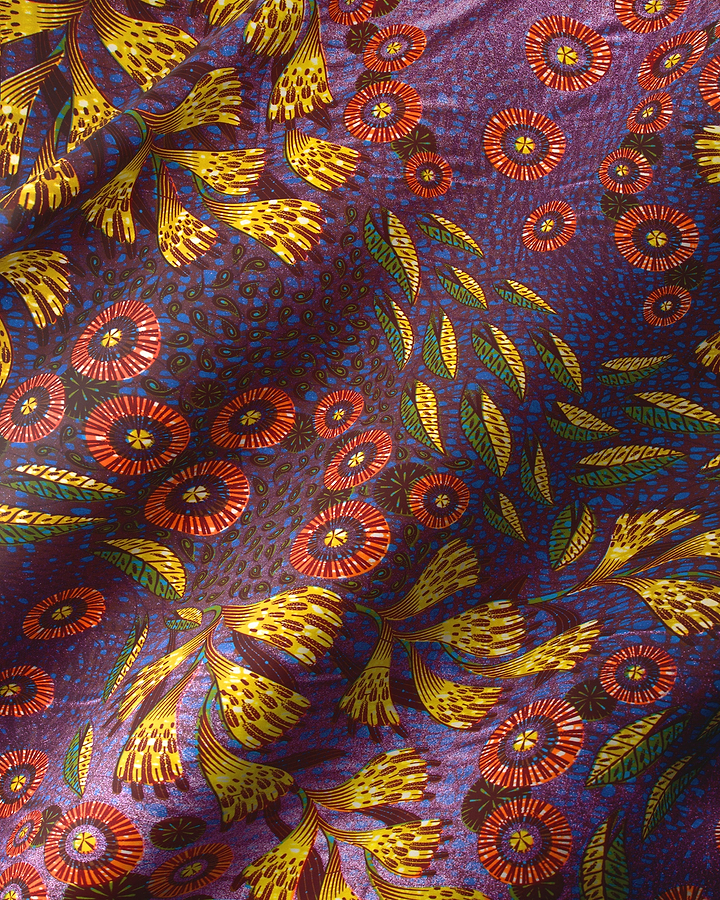 Colorful floral patterned fabric grand super-wax vls1690.003