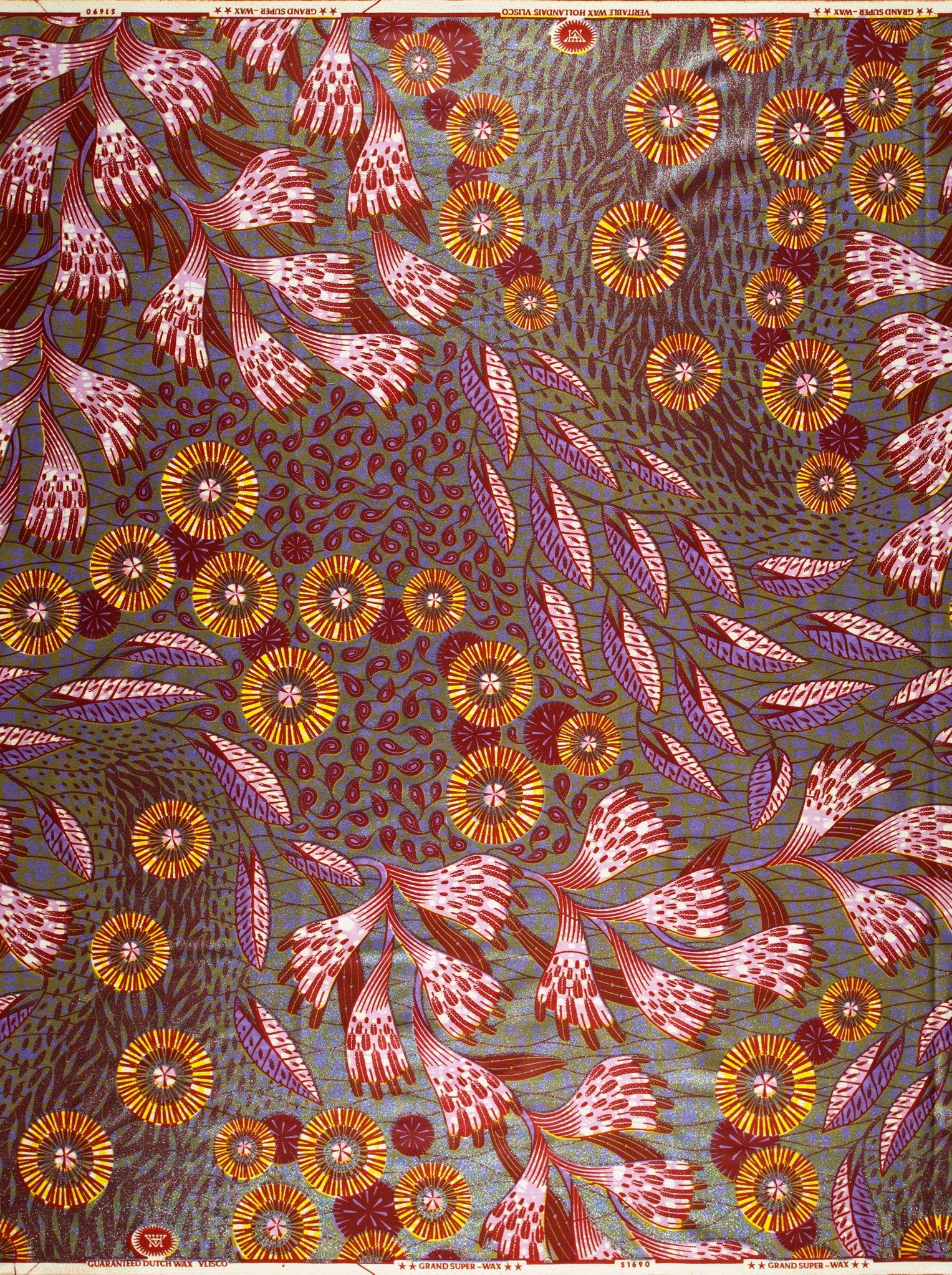 Vibrant african print fabric bold grand super-wax vls1690.004